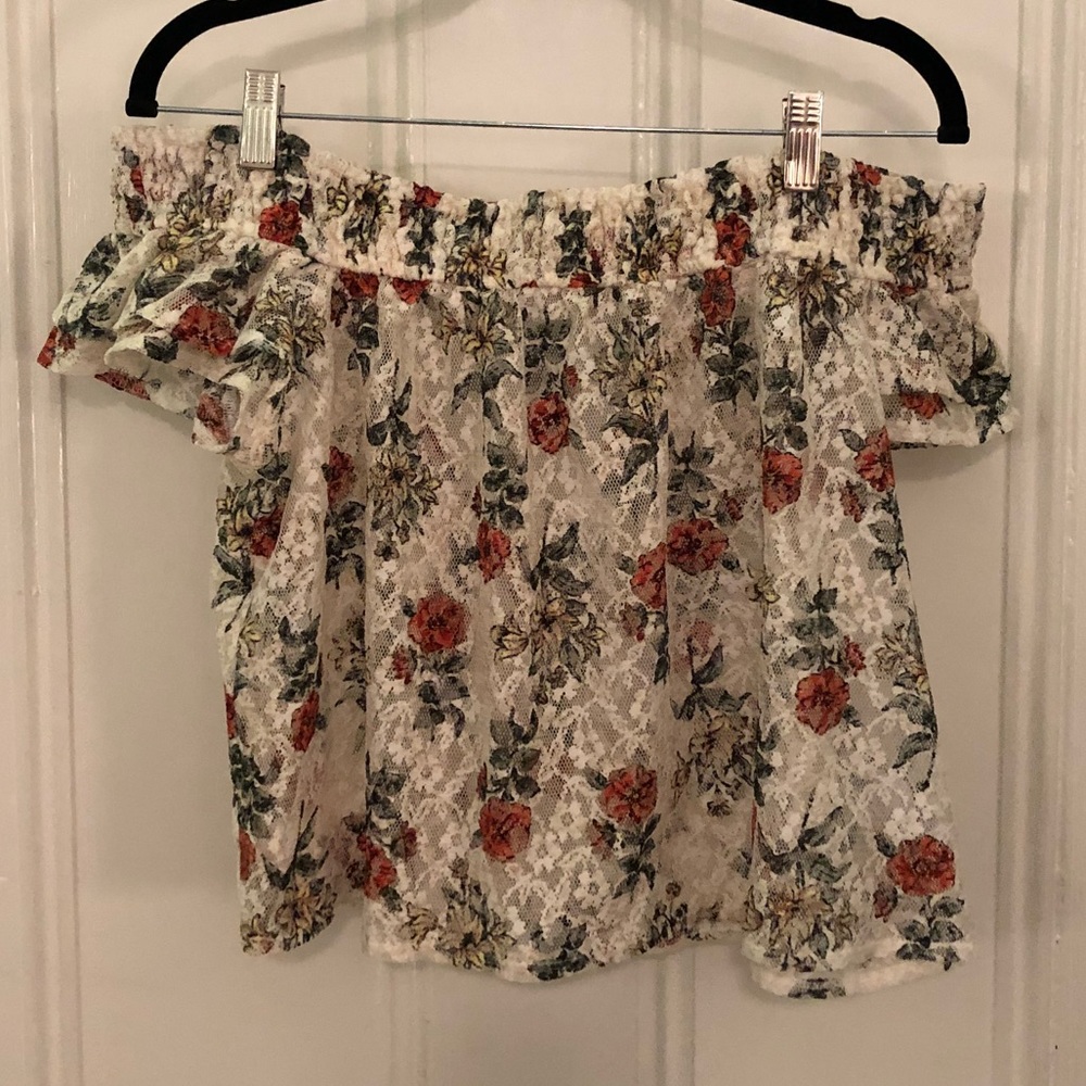 Floral Off the Shoulder Top